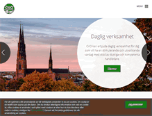 Tablet Screenshot of cvo.se